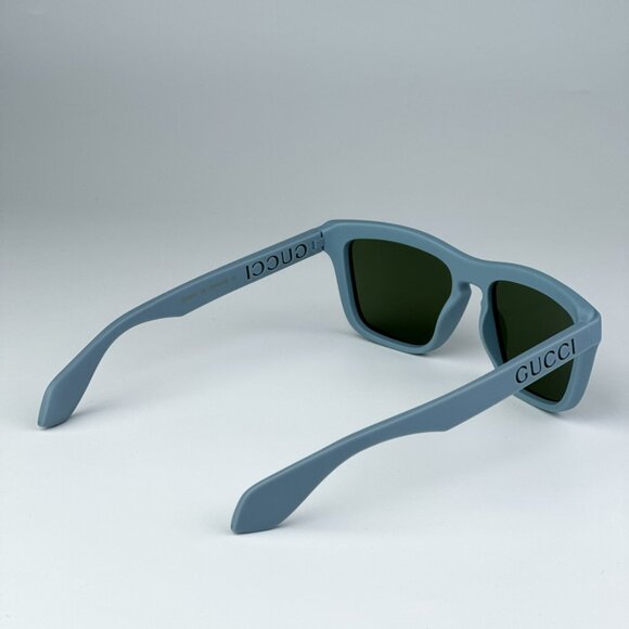 Gucci GG1571S 003 BRAND NEW Sunglasses Light Blue Green Unisex Square - Picture 6 of 12
